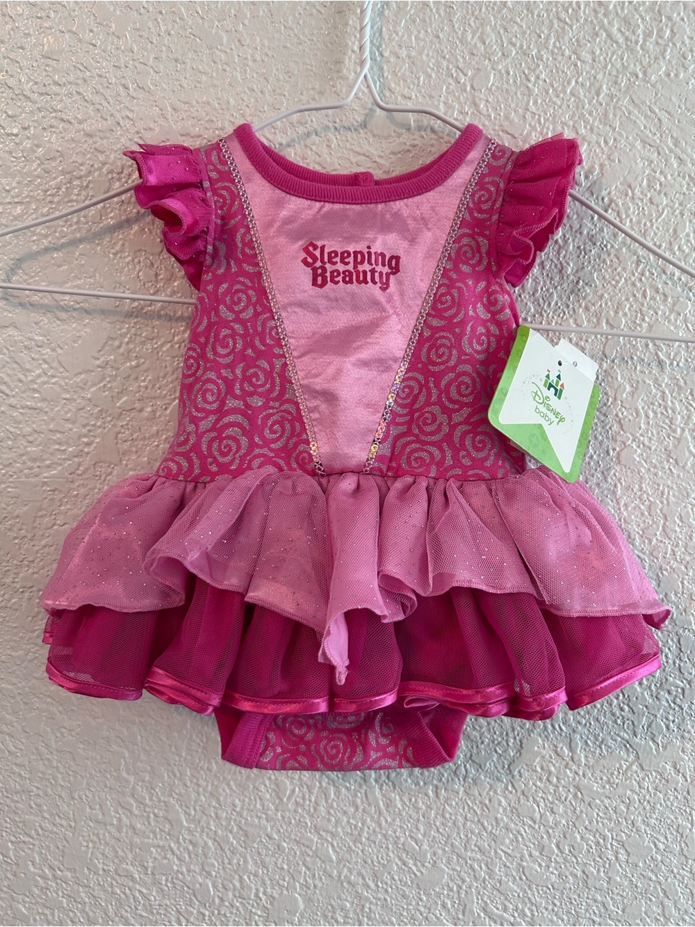 Disney Baby Sleeping Beauty 3M NWT “R” Us Pink Halloween Costume Dress